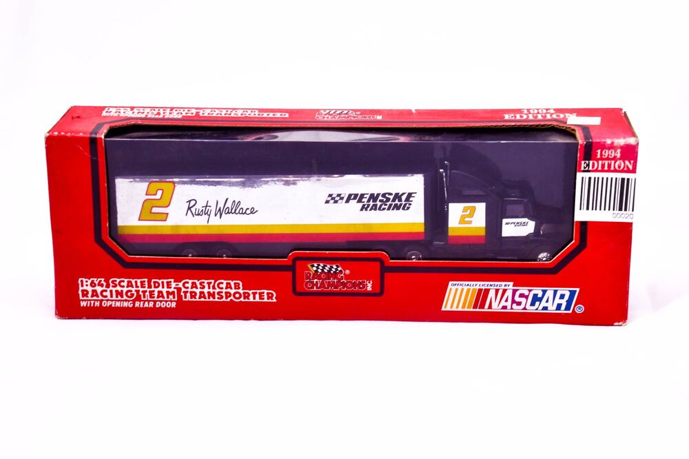 1994 Racing Champions Rusty Wallace #2 Penske Racing 1:64 Team Transporter NIB